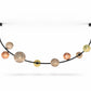 HDC Modern Curved Multicolor Glass Chandelier for Bedroom, Living Room