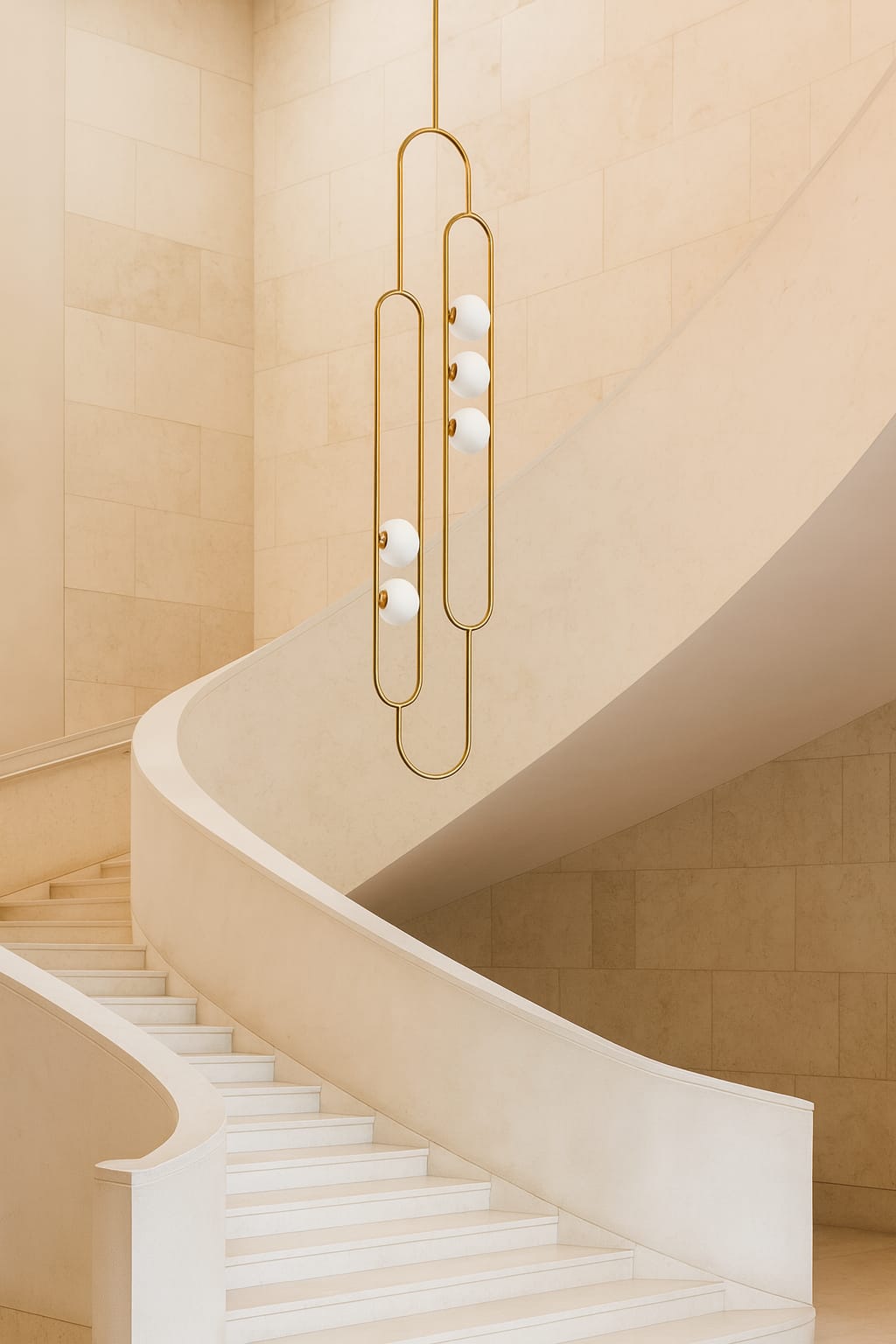 HDC Modern Gold LED Chandelier for Living Room, Lobby