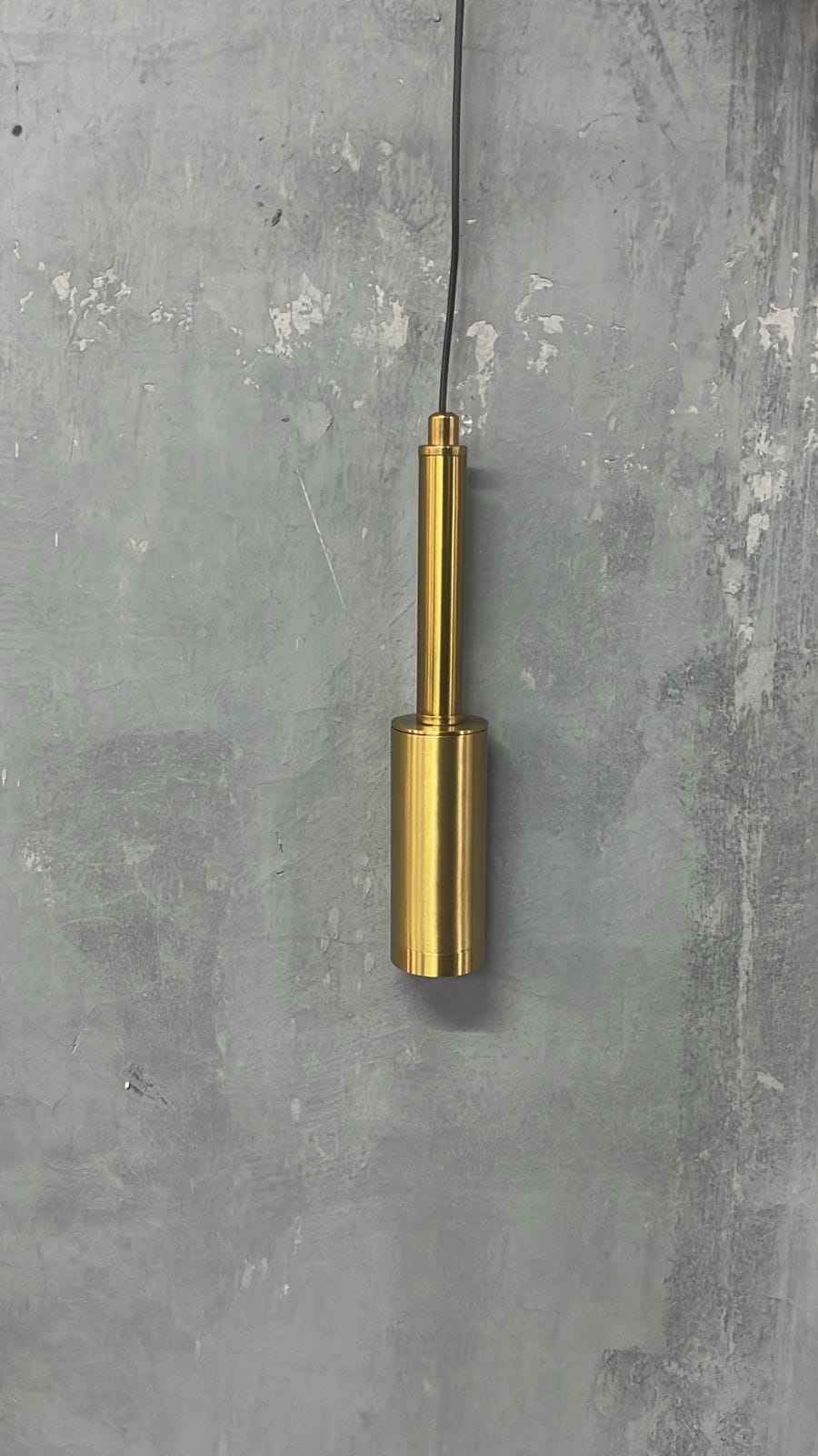 HDC Modern Gold Metal LED Pendant Light for Bedroom, Living Room