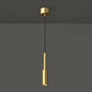 HDC Modern Gold Metal LED Pendant Light for Bedroom, Living Room