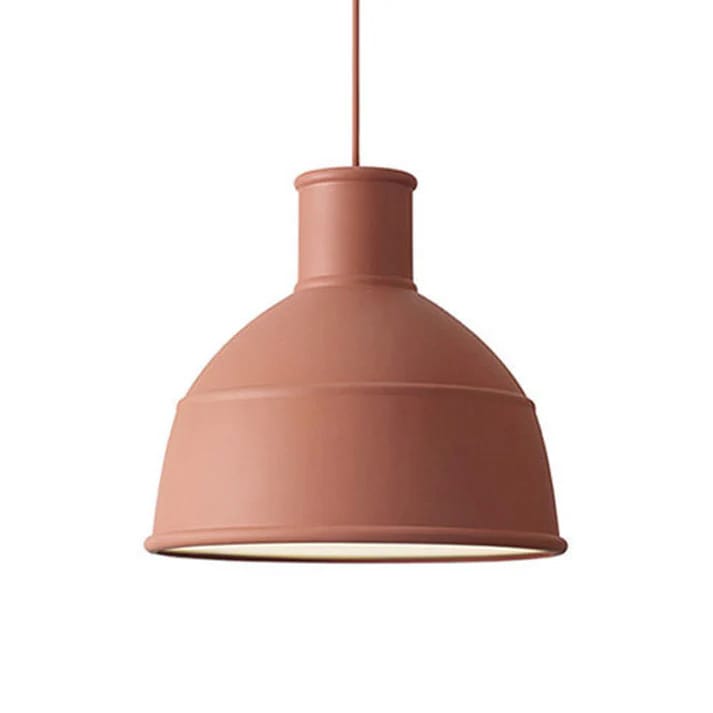 HDC Modern Terracotta Concrete Pendant Light for Bedroom, Living Room