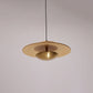 HDC Modern Brass Disc Pendant Light for Bedroom, Living room