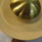 HDC Modern Brass Disc Pendant Light for Bedroom, Living room