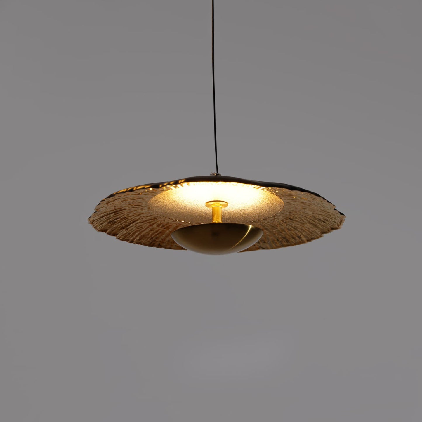HDC Modern Golden Acrylic LED Cluster Pendant Light for Bedroom, Living Room