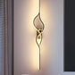 Hdc Black Golden Curl 600mm LED Long Tube Deer Wall Light - Tricolor