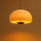 HDC Halo Glow White & Gold Luxe Dome Pendant Glass Hanging Light