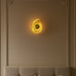 HDC Golden Leaf Aura LED Wall Light For Living Room, Bedroom