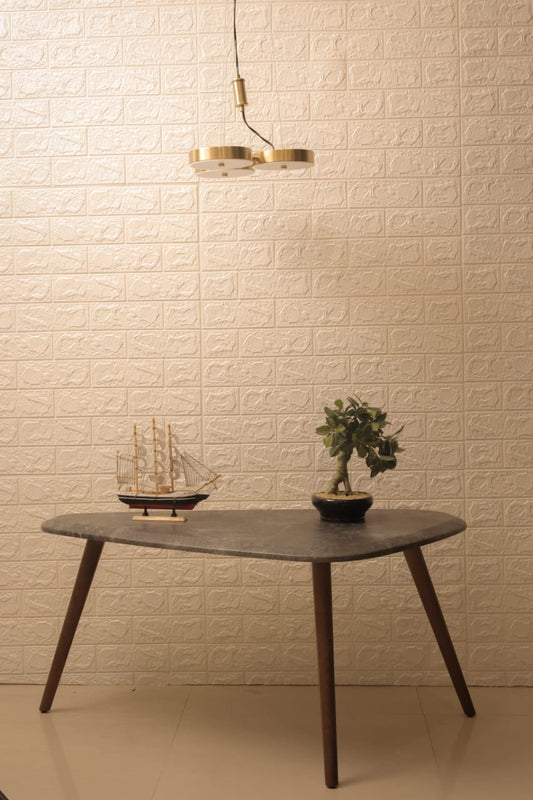 HDC Golden Finish Triple-Ring Modern LED Contemporary Ceiling Hanging Lamp