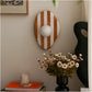 HDC Irregular Marble Natural Stone Red/Black Striped Wall Light For Living Room, Bedroom