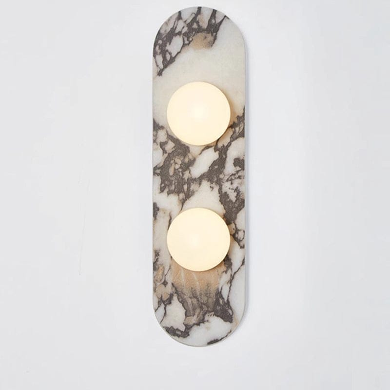 HDC Luxury Vertical Natural Marble Wall Light for Living Room & Bedroom