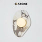 HDC Luxury Irregular Marble Stone Wall Light For Living room, Bedroom