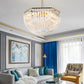 HDC Mid-Century Style Layered Glass Chandelier Lighting For Living Room And Bedroom