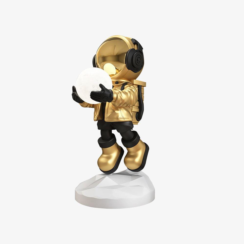 Hdc Modern Simple Vertical Astronaut Statue Figurine Modern Art Home Decor Sculpture Spaceman Resin Crafts Creative Indoor Floor Lamp