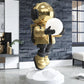 Hdc Modern Simple Vertical Astronaut Statue Figurine Modern Art Home Decor Sculpture Spaceman Resin Crafts Creative Indoor Floor Lamp
