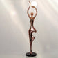 Hdc Rosegold Lady Art Sculpture Living Room Creative Abstract Character Decorative Floor Lamp