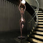 Hdc Rosegold Lady Art Sculpture Living Room Creative Abstract Character Decorative Floor Lamp