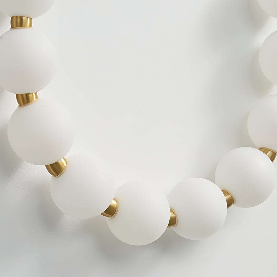 Hdc Contemporary Creative Iron Acrylic Beads LED Wall Lamp