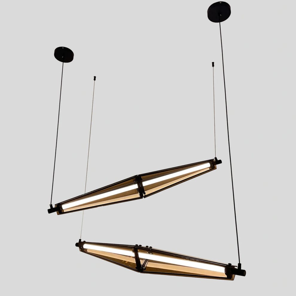 HDC Nordic Restaurant Chandelier New Light Luxury Designer Creative Modern Dining Table Bar Stainless Steel Led Indoor Chandelier