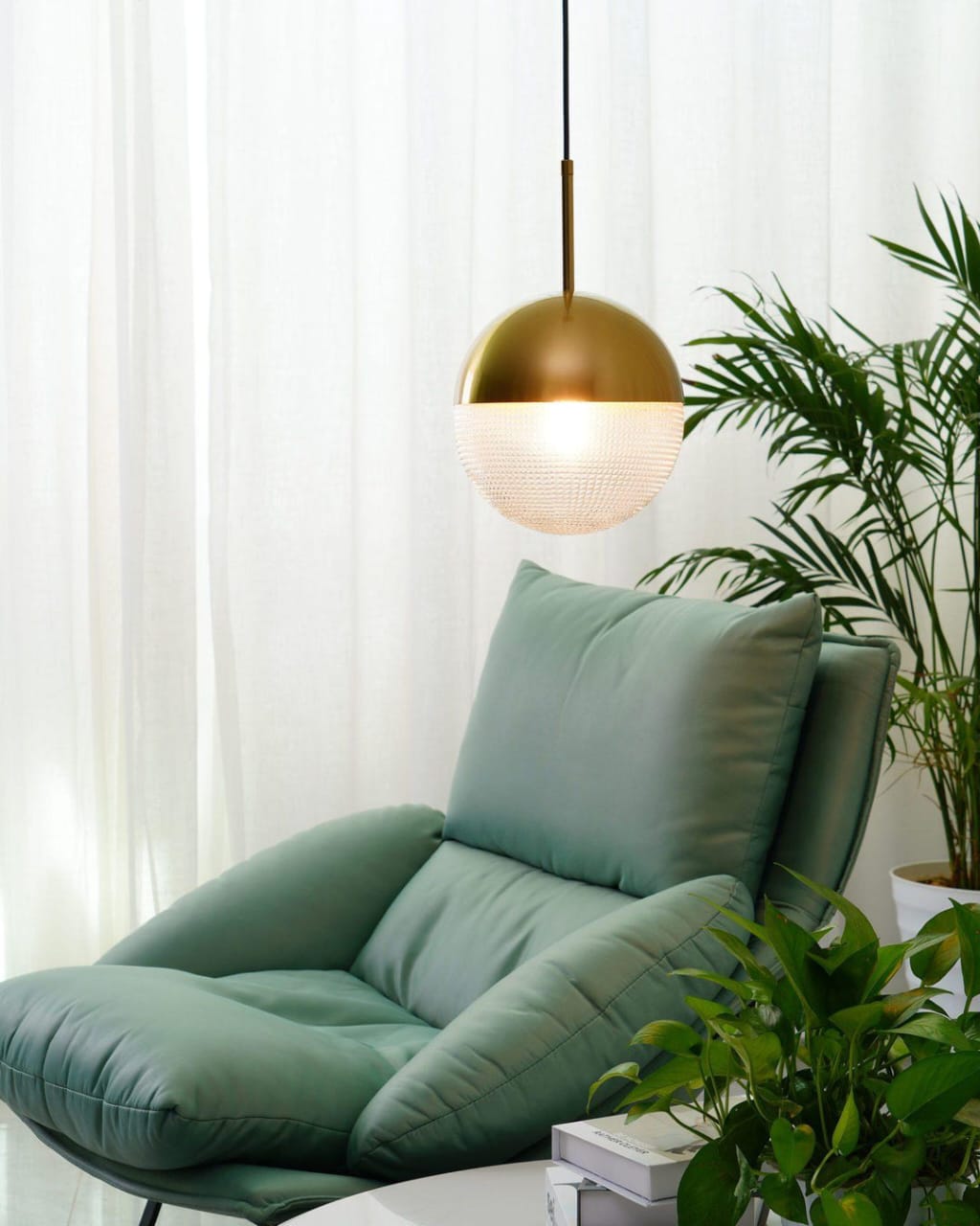 Hdc 1 Light Nordic Metal Pendant Lamp For Kitchen Island, Dining Room