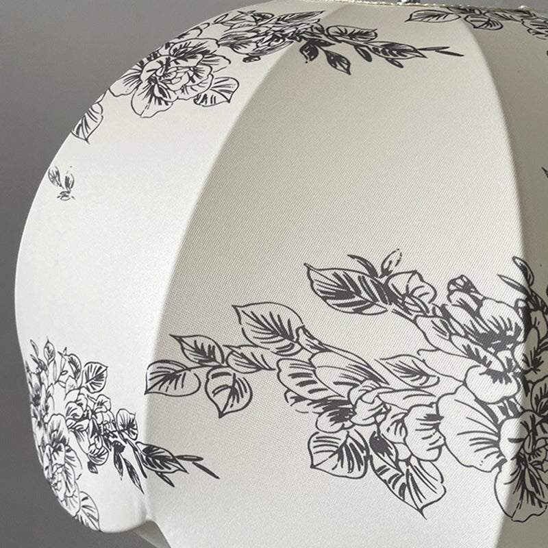 HDC Floral Fabric Shade Pendant Light for Elegant Interiors