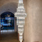 HDC Premium 3000mm Grand Crystal Double Height Chandelier for Staircase & Lobby