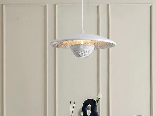 HDC Modern White Designer Resin Hanging Pendant Light