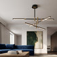 HDC Luxury Modern Geometric LED Chandelier for Bedroom, Living Room