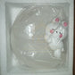 HDC Kids Milk White Shade Pink Ears LED Rabbit Cloud Wall Sconce for Boys Girls Room- Tricolor