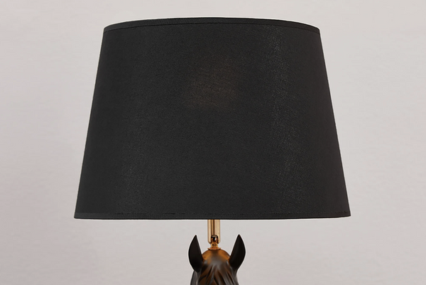 HDC Luxury Horse Design Decorative Table Lamp for Living Room