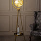 HDC Glass Ball Tripod Holder Vertical Living Room Floor Lamp (Color : Warm Light)