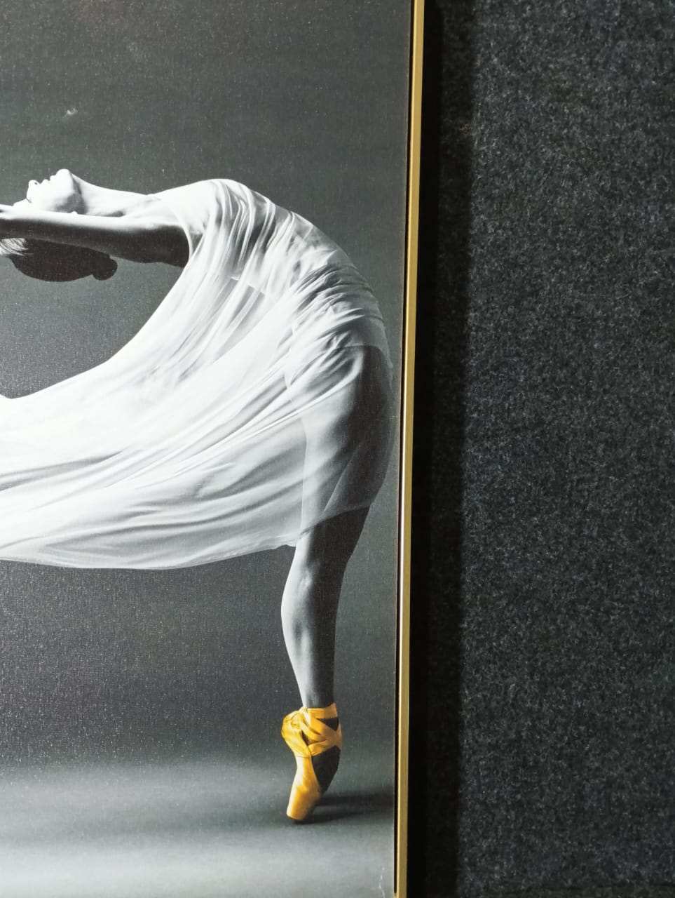 Hdc Graceful Ballet Dancer Canvas Painting Gift Elegant Dance Art for Home and Living Room Decor