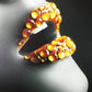 Hdc Golden Makeup Woman Lips with Gems Portraits Aesthetic Wall Art Poster for Living Room, Home & Wall Decor - HDC Lights