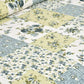 Hdc Floral Patch Print Cotton King Size Double Bed Sheet With 2 Pillow Cover For Bedroom, Home Decor
