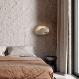 HDC Japanese Creative Cream Wabi-Sabi Micro Cement Wall Sconce For Bedside Living Room Aisle Staircase