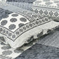 Hdc Floral Patch Print Cotton King Size Double Bed Sheet With 2 Pillow Cover For Bedroom, Home Decor
