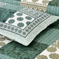 Hdc Floral Patch Print Cotton King Size Double Bed Sheet With 2 Pillow Cover For Bedroom, Home Decor