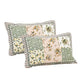 Hdc Floral Patch Print Cotton King Size Double Bed Sheet With 2 Pillow Cover For Bedroom, Home Decor
