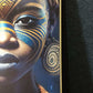 Hdc Modern Wall Art Depicting an Indigenous Girl With its Cultural Ornaments Canvas Wall Art