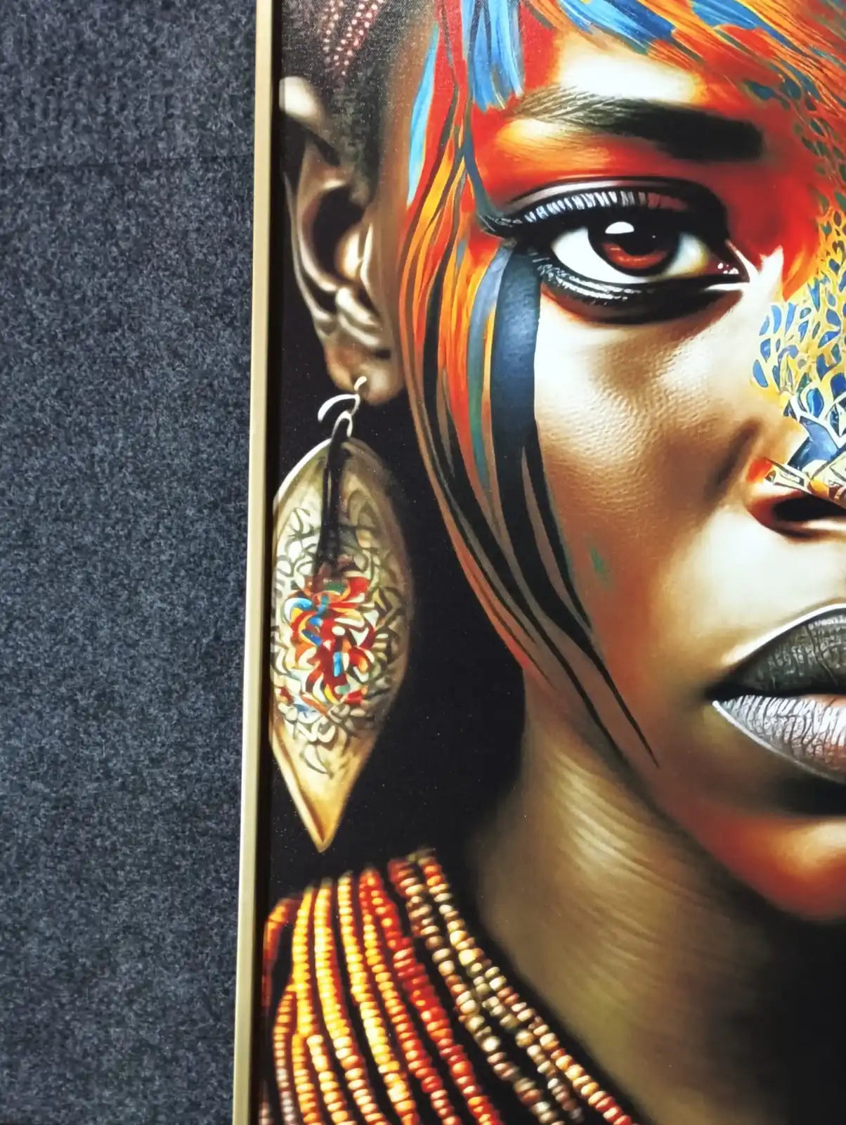 Hdc African Woman Portraits Aesthetic Wall Art Poster for Living Room, Home & Wall Decor