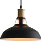 HDC Modern Metal Series Bulb Pendant Light - Industrial Adjustable Chandelier with Matte Lamp Cover