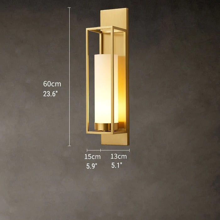 Hdc Modern Gold Luxury Copper Wall Lamp