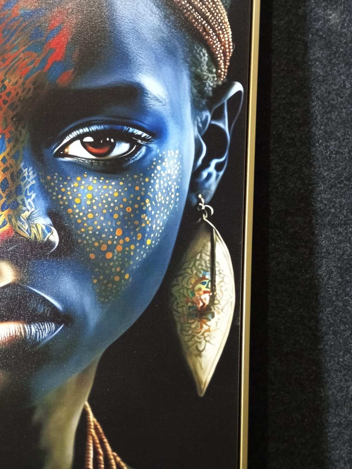 Hdc African Woman Portraits Aesthetic Wall Art Poster for Living Room, Home & Wall Decor