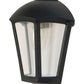 HDC Classic Black Metal Outdoor Wall Lantern for Balconies, Garden