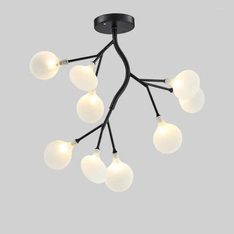 Hdc Modern LED Creative Tree Branch Chandelier Indoor Lighting Living Room Light Fixtures Bedroom Lamp