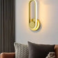 Hdc Gold/Black Oval Shape 360 Lighting Adjustable LED Wall Sconce ki