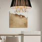 Hdc 500MM Black Italian With Shade Chandelier For Living Dining Room Light