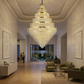HDC 1800mm Premium Multi-Tier Crystal Chandelier for Double Height Spaces for Staircase, Lobby