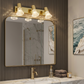 HDC Premium Gold 6/9 Watt Mirror Light with Adjustable Spot Heads for Bathroom Vanity & Dressing Area