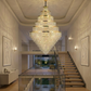 HDC 1800mm Premium Multi-Tier Crystal Chandelier for Double Height Spaces for Staircase, Lobby