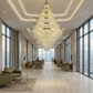 HDC 1800mm Premium Multi-Tier Crystal Chandelier for Double Height Spaces for Staircase, Lobby